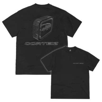 Corteiz Blueprint Tee Black