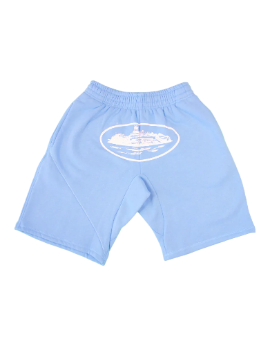 Corteiz Alcatraz Baby Blue Shorts