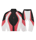 Corteiz Vertigo Shuka Black/Red Tracksuit