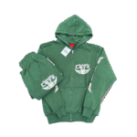 Corteiz Gasolina Dark Green Zip-Up Tracksuit