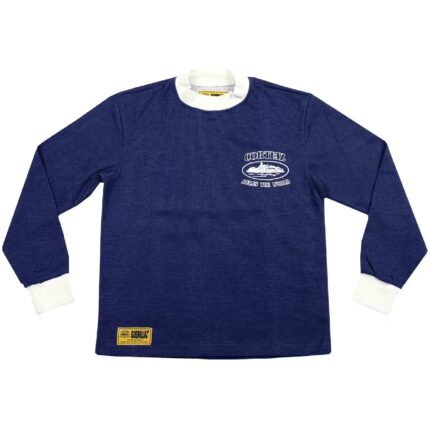 Corteiz Thermal Longsleeve Sweatshirt Navy Blue
