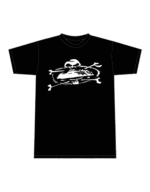 Corteiz Alcatraz Skull Black T-shirt