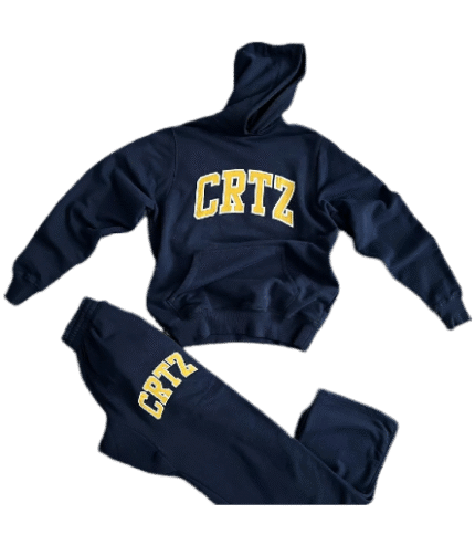 Corteiz Black Shain Tracksuit