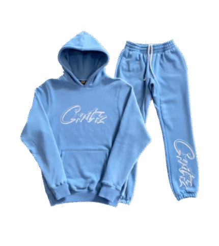 Corteiz Blue Tracksuit Branded