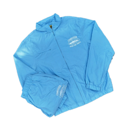 Corteiz Baby Blue/White Shukushuku Tracksuit