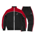 Corteiz Shotta Black/Red Tracksuit