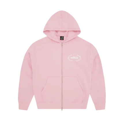 SUPERIOR ROYALE ZIP HOODIE PINK