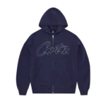 THICK STITCH ALLSTARZ ZIP HOODIE NAVY