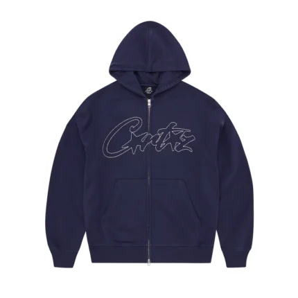 THICK STITCH ALLSTARZ ZIP HOODIE NAVY