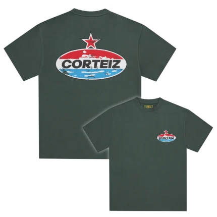 MOTOR HEAVYWEIGHT TEE FOREST GREEN