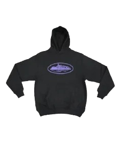 Corteiz Alcatraz Hoodie Black/Purple