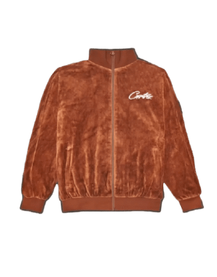 Corteiz All Starz VVS Velvet jacket Brown