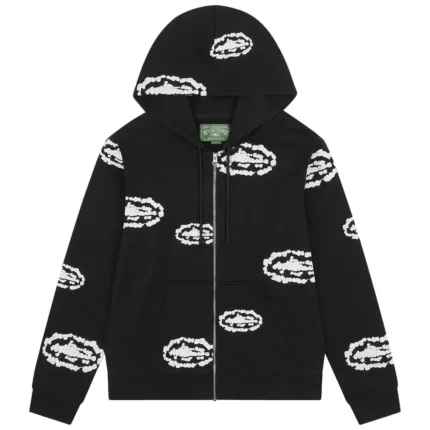 Corteiz Cotton Wreath Zip Hoodie