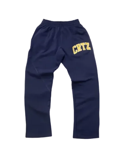 Corteiz Crtz Dropout Joggers Navy