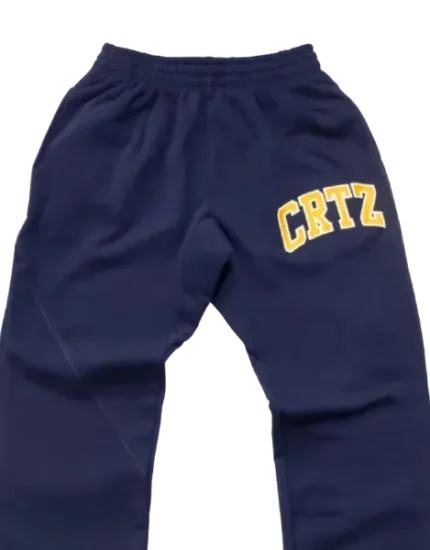 Corteiz Crtz Dropout Joggers Navy