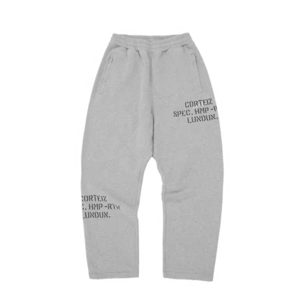 Corteiz Hmp Stencil Open Hem Pant LIGHT HEATHER