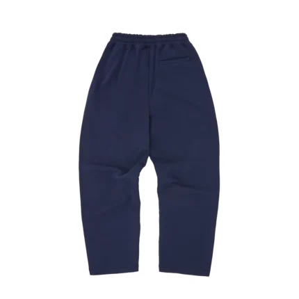 Corteiz Island Puff Print Open Hem Sweatpants NAVY