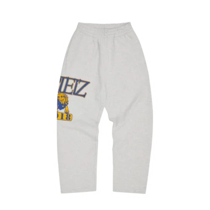 Corteiz Lion Open Hem Sweatpants LIGHT HEATHER