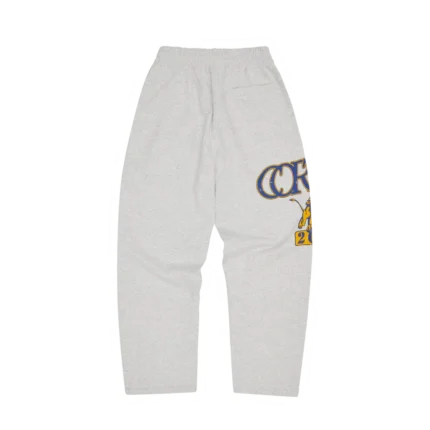 Corteiz Lion Open Hem Sweatpants LIGHT HEATHER