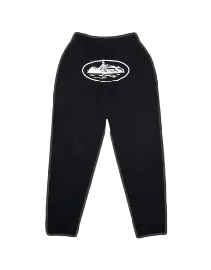 Corteiz OG Alcatraz Joggers Black