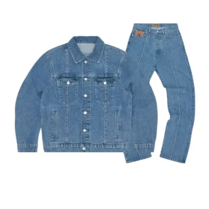 Corteiz Denim Alcatraz Tracksuit Blue