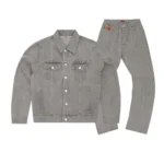 Corteiz Denim Alcatraz Tracksuit Grey