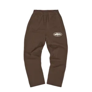 Corteiz Cargos Applique Bottoms Brown