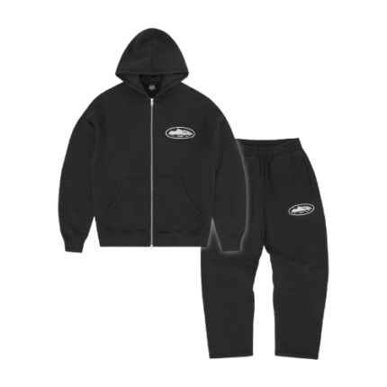CORTEIZ ISLAND PUFF PRINT TRACKSUIT [BLACK]