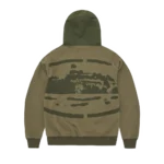 GUERILLAZ RIPSTOP ZIP HOODIE OLIVE