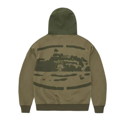 GUERILLAZ RIPSTOP ZIP HOODIE OLIVE