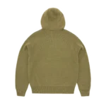 Corteiz COLLEGE KNIT ZIP HOODIE OLIVE