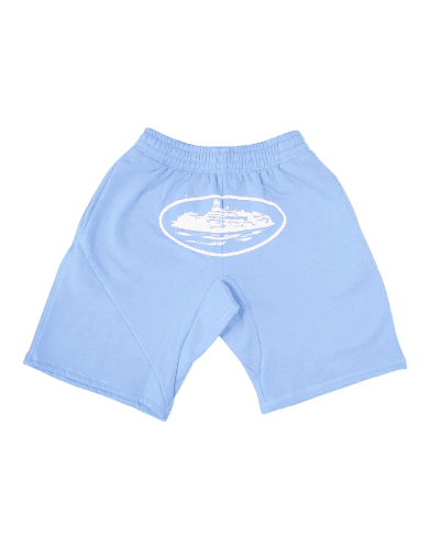 Corteiz Alcatraz Baby Blue Shorts