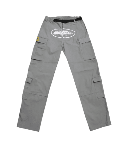 Corteiz Guerillaz Stone Cargos Gray