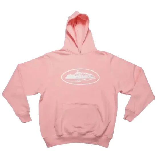 Corteiz Alcatraz Hoodie Baby Pink