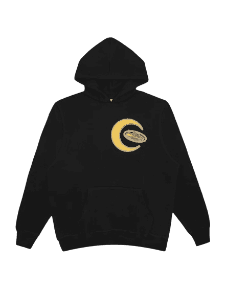 Corteiz Crescent Hoodie Black