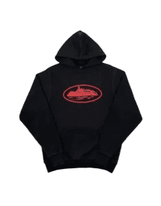 Corteiz Alcatraz Hoodie Black/Red